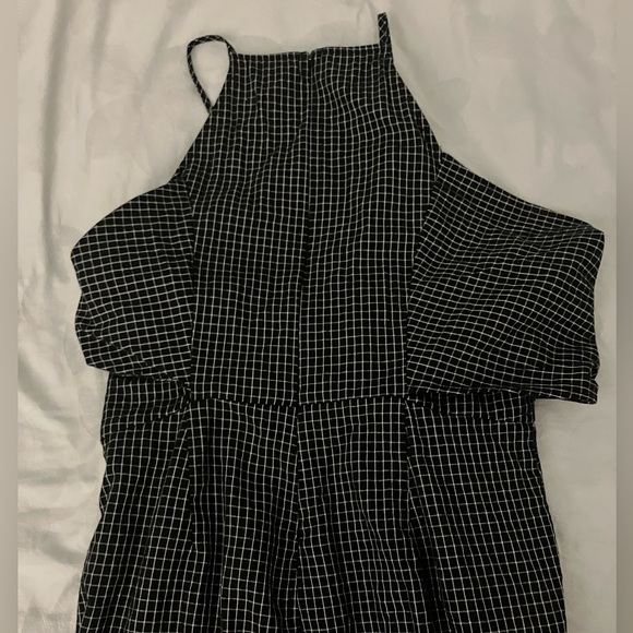 Wide leg plaid jumpsuit - Picture 3 of 5